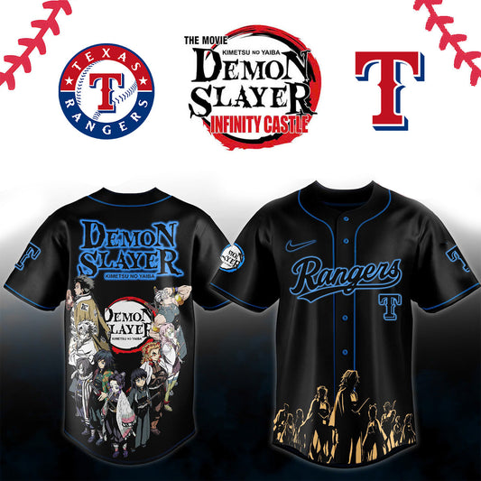 Texas Rangers _ Demon Slayer Jersey 2025