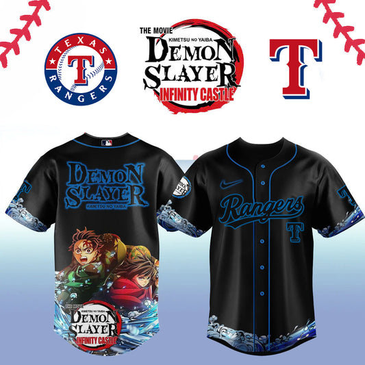 Texas Rangers _ Demon Slayer Jersey 2025