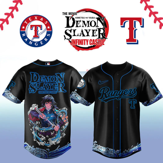 Texas Rangers _ Demon Slayer Jersey 2025