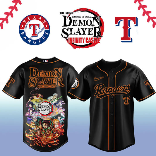 Texas Rangers _ Demon Slayer Jersey 2025