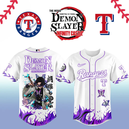 Texas Rangers _ Demon Slayer Jersey 2025