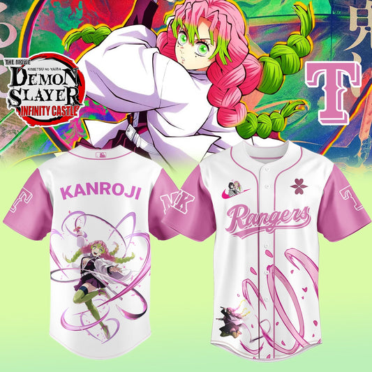 Texas Rangers _ Demon Slayer Jersey 2025