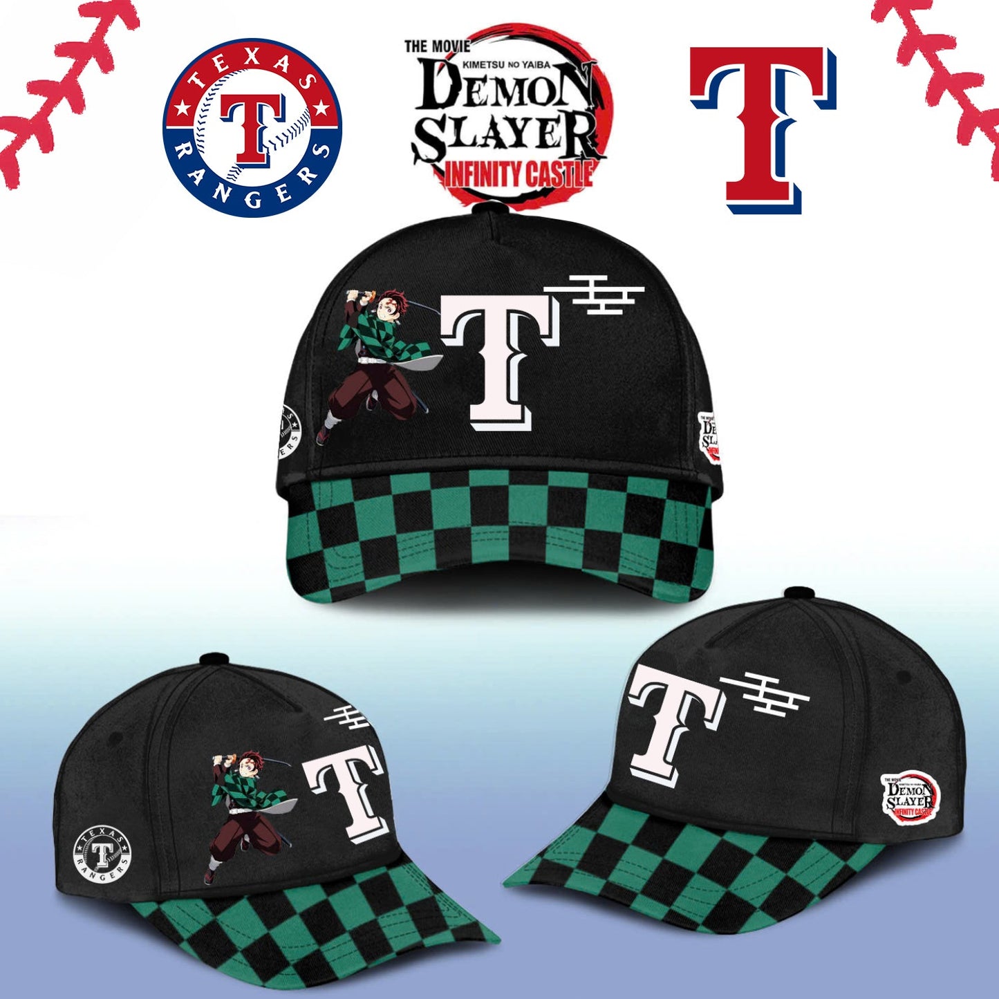Texas Rangers _ Demon Slayer Jersey 2025