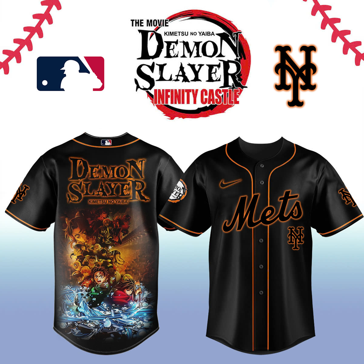 Demon slayer_New York Mets Jersey 2025