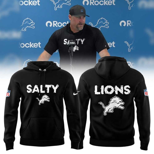 Limited Edition D Lions Coach Dan Campbell Salty Hoodie