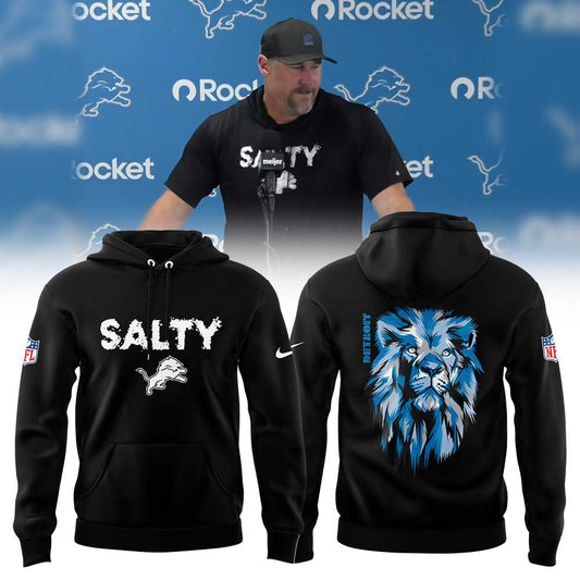 Limited Edition D Lions Coach Dan Campbell Salty Hoodie V2