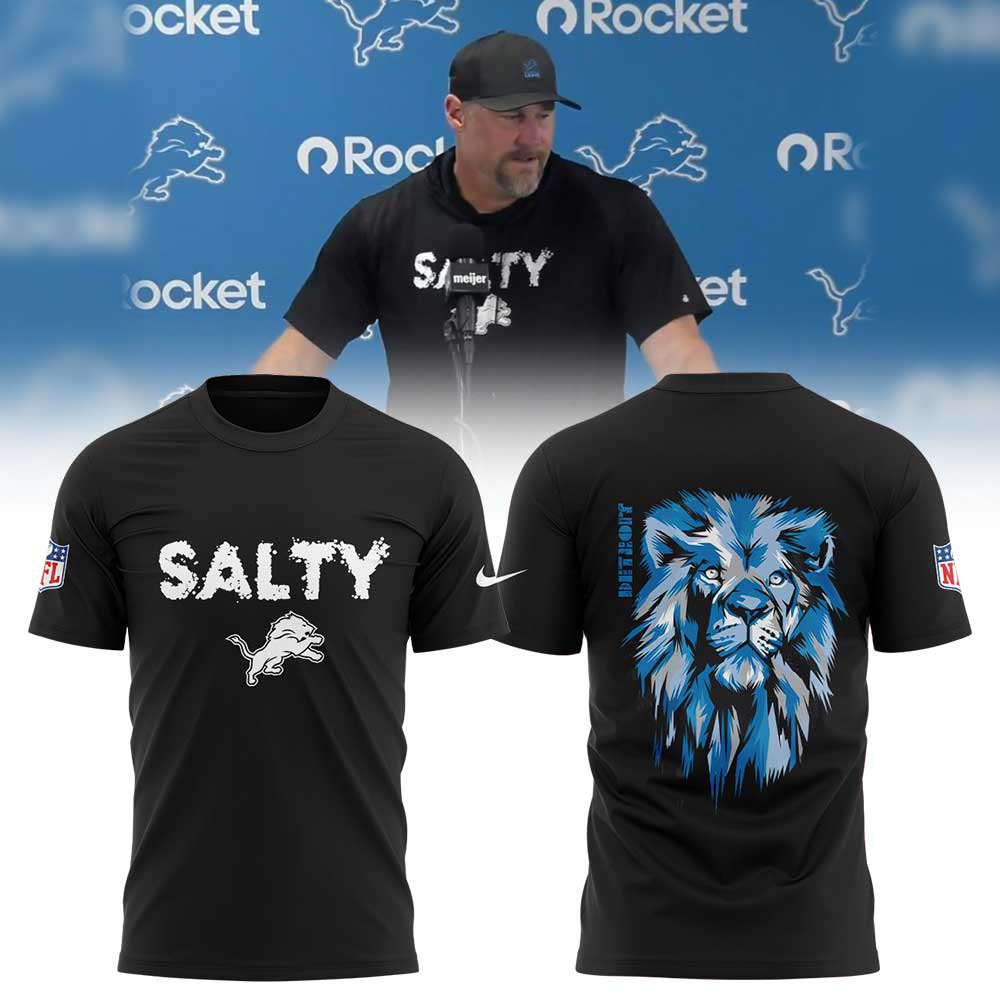 Limited Edition D Lions Coach Dan Campbell Salty Shirt V2