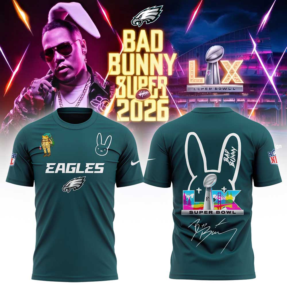 P.Eagles x Bad Bunny Super Bowl 2026 Combo Shirt