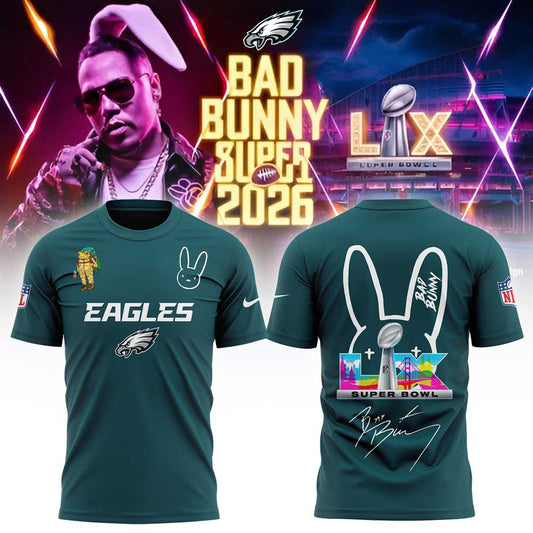 P.Eagles x Bad Bunny Super Bowl 2026 Combo Shirt