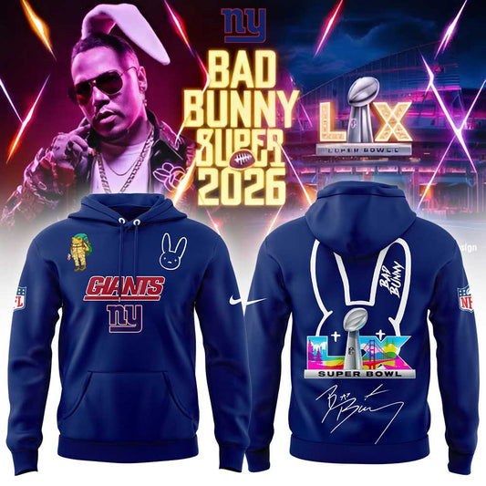 NY.Giants x Bad Bunny Super Bowl 2026 Combo Hoodie