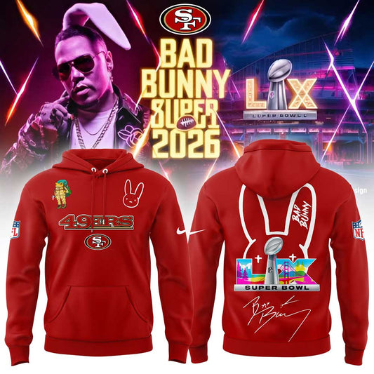 SF.49ers x Bad Bunny Super Bowl 2026 Combo Hoodie
