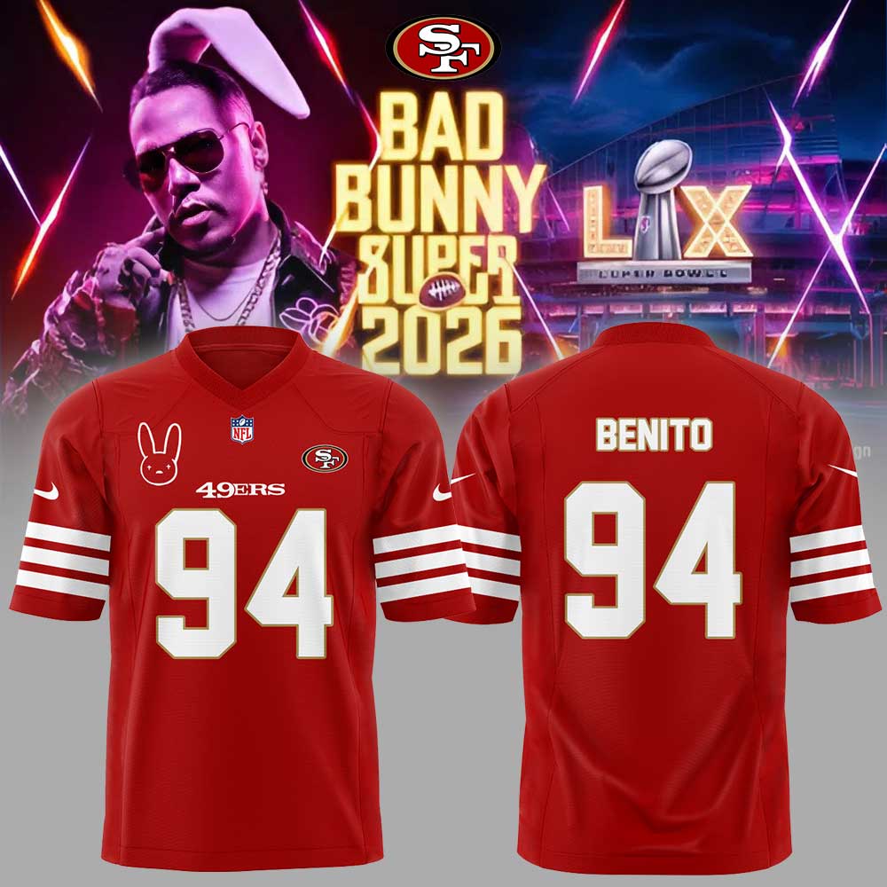 SF.49ers x Bad Bunny Super Bowl 2026 Football Jersey