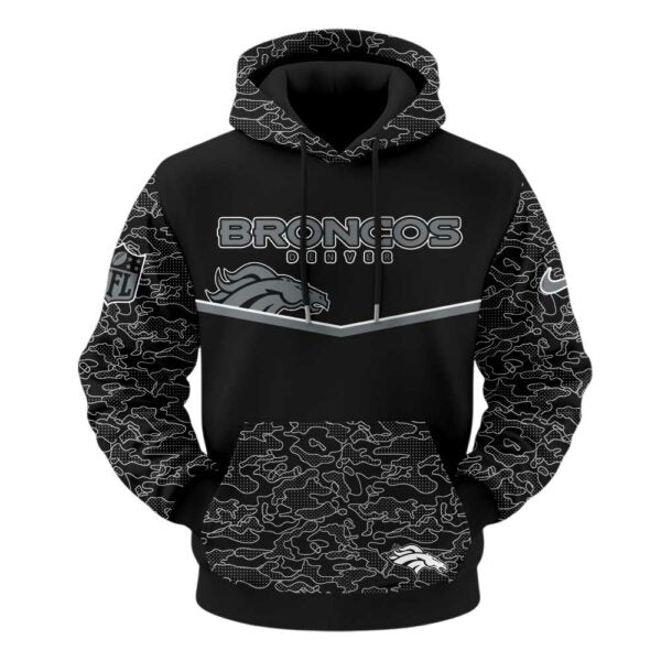 Limited Edition D.Broncos x RFLCTV Black Collection Hoodie