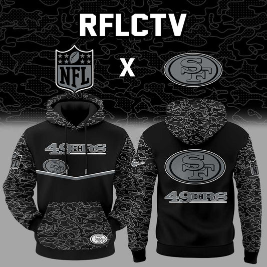 Limited Edition SF.49ers x RFLCTV Black Collection Hoodie