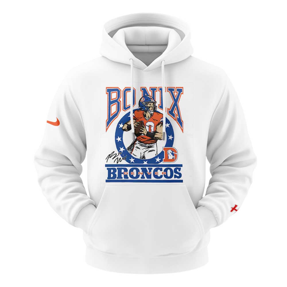 Limited Edition D.Broncos x Bo Nix Signature Hoodie
