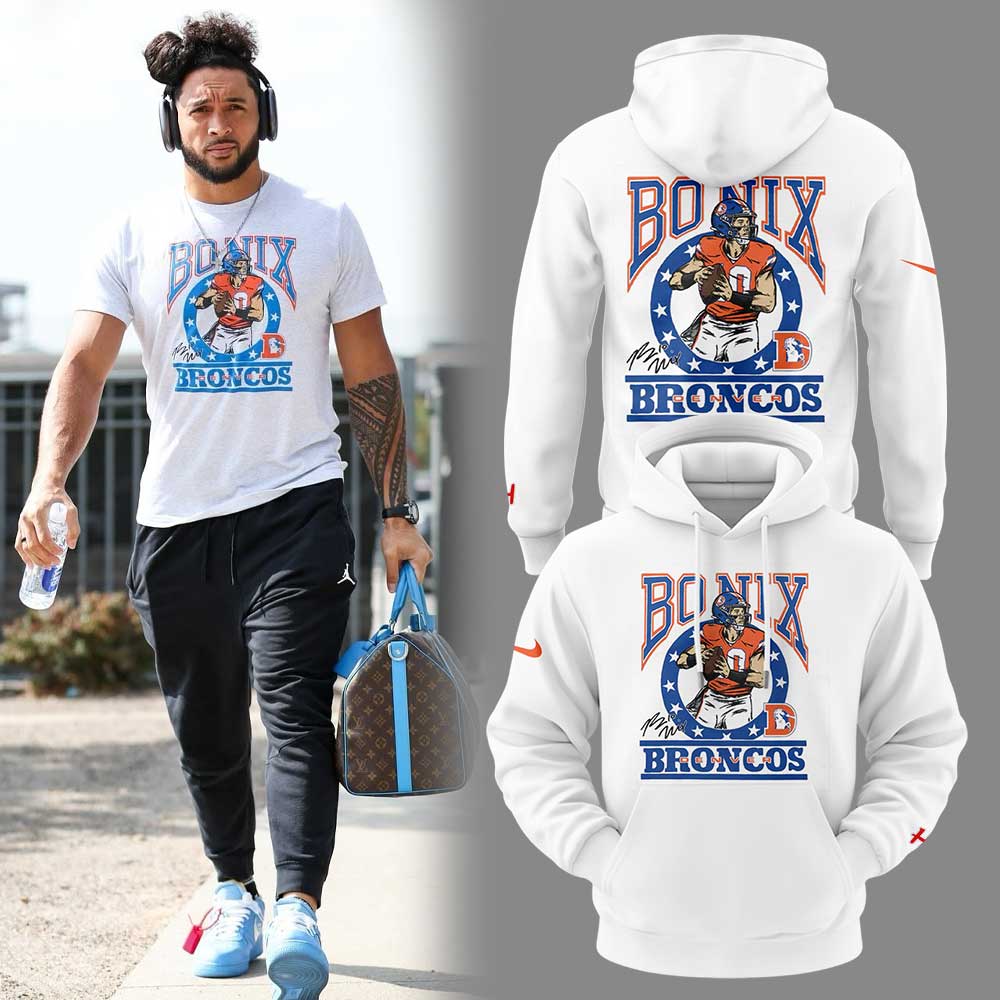 Limited Edition D.Broncos x Bo Nix Signature Hoodie