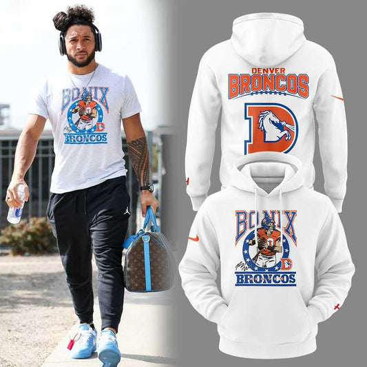 Limited Edition D.Broncos x Bo Nix Signature Hoodie