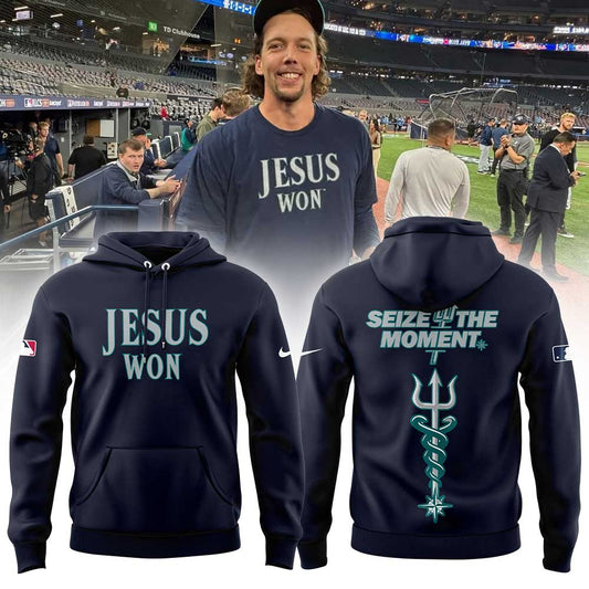 Seattle Mariners Jesus Won Combo Hoodie