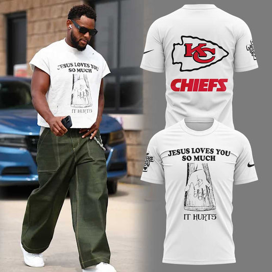 KC.Chiefs Jesus Loves You So Much Combo Shirt