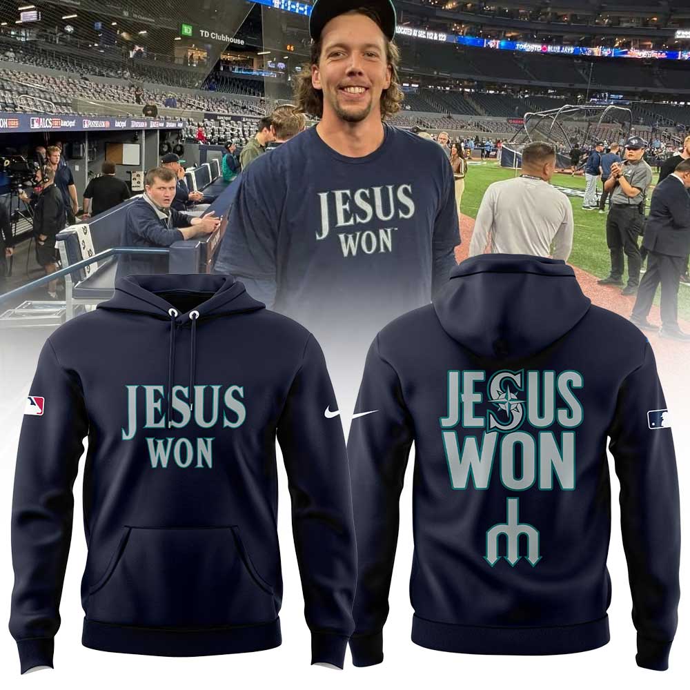 Seattle Mariners Jesus Won Combo Hoodie
