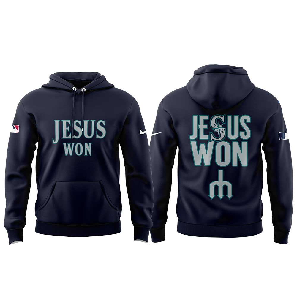 Seattle Mariners Jesus Won Combo Hoodie