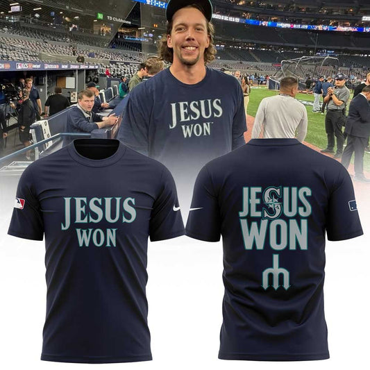 Seattle Mariners Jesus Won Combo Shirt