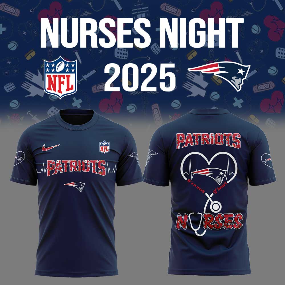 NE.Patriots NURSES NIGHT 2025 Combo Shirt V2