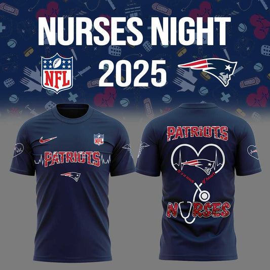 NE.Patriots NURSES NIGHT 2025 Combo Shirt V2