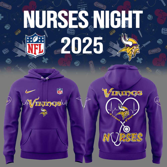 M.Vikings NURSES NIGHT 2025 Combo Hoodie V2