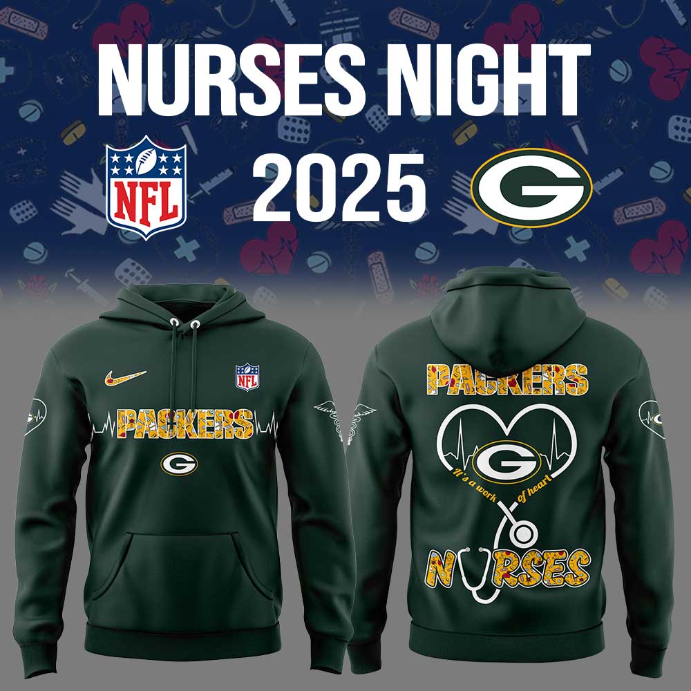 GB.Packers NURSES NIGHT 2025 Combo Hoodie V2