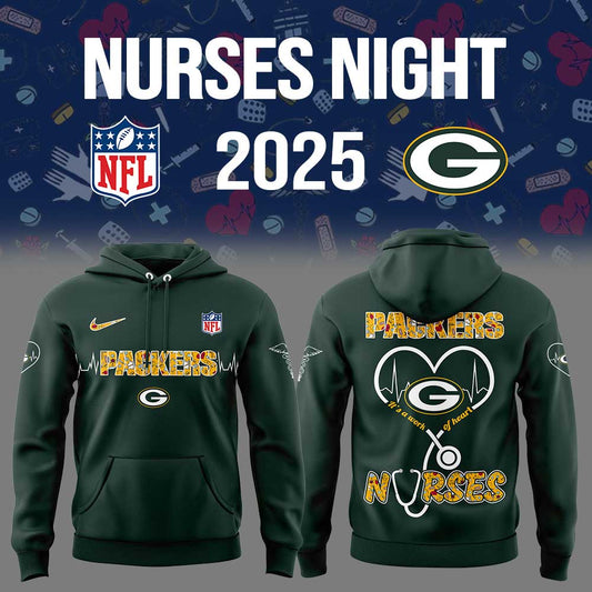 GB.Packers NURSES NIGHT 2025 Combo Hoodie V2