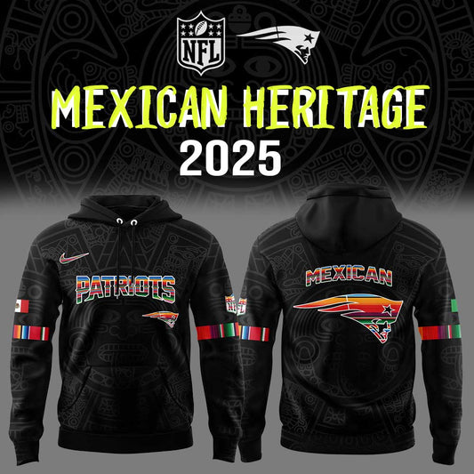 New England Patriots Mexican Heritage Combo Hoodie