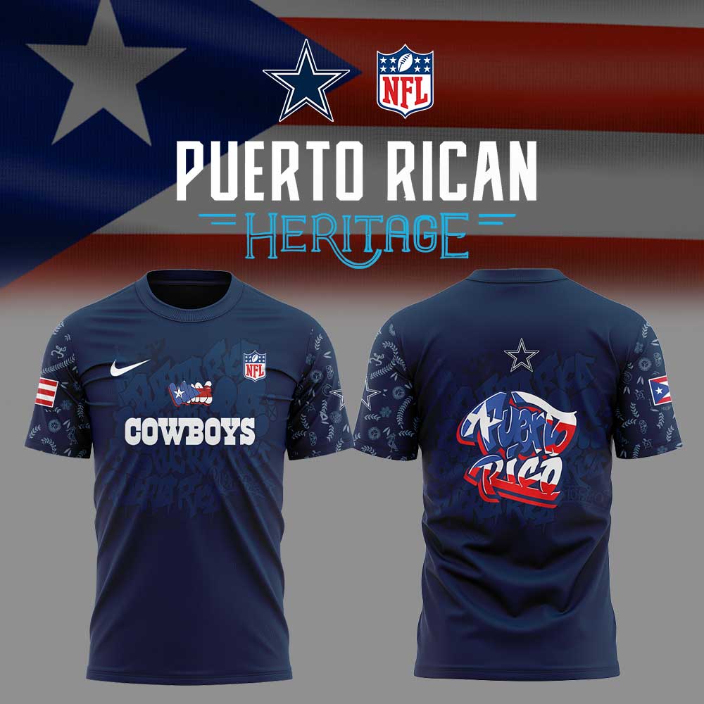 D.Cowboys Puerto Rican Heritage Combo Shirt