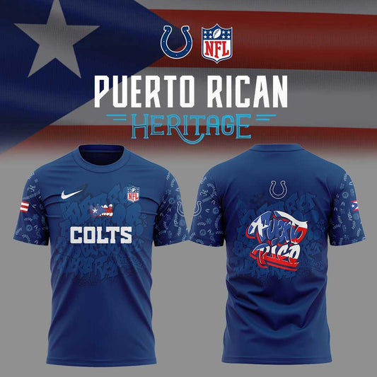 I Colts Puerto Rican Heritage Combo Shirt