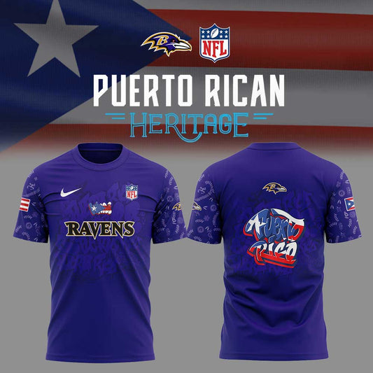 B.Ravens Puerto Rican Heritage Combo Shirt