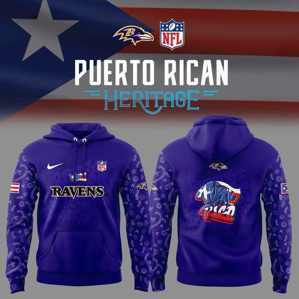 B.Ravens Puerto Rican Heritage Combo Hoodie