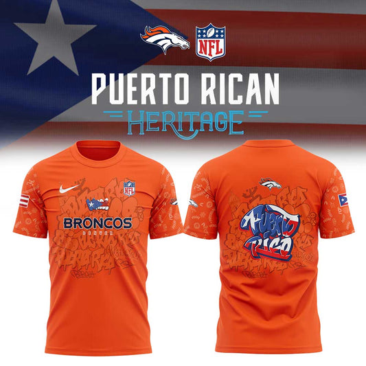 D.Broncos Puerto Rican Heritage Combo Shirt