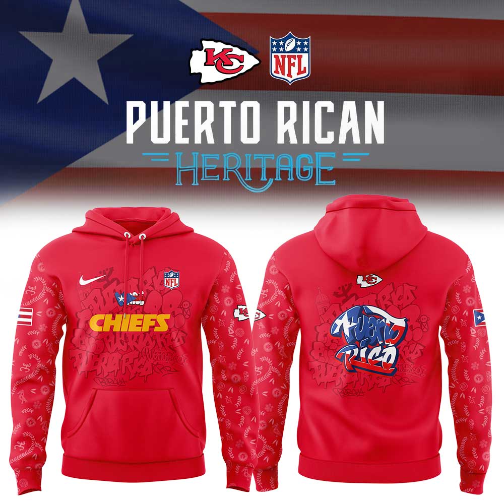 KC.Chiefs Puerto Rican Heritage Combo Hoodie
