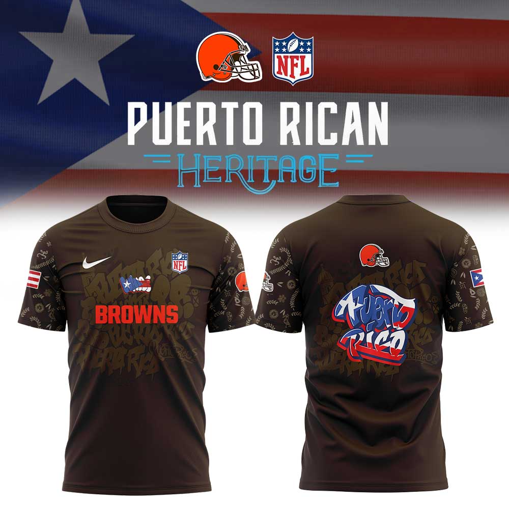 C.Browns Puerto Rican Heritage Combo Shirt