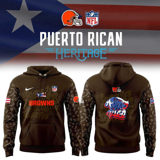 C.Browns Puerto Rican Heritage Combo Hoodie