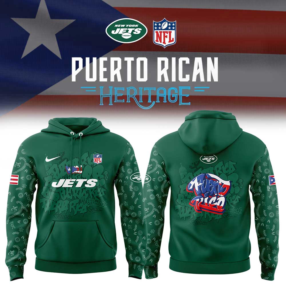 NY.Jets Puerto Rican Heritage Combo Hoodie