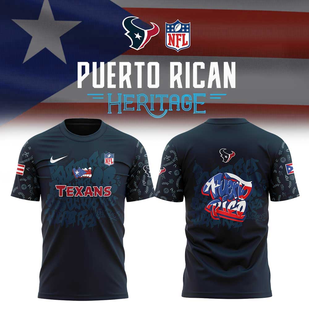 H.Texans Puerto Rican Heritage Combo Shirt