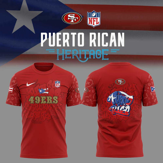 SF.49ers Puerto Rican Heritage Combo Shirt