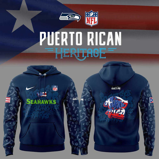 S.Seahawks Puerto Rican Heritage Combo Hoodie