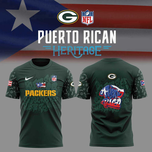 GB.Packers Puerto Rican Heritage Combo Shirt