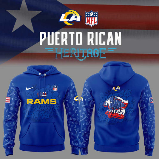 Los Angeles Rams Puerto Rican Heritage Combo Hoodie