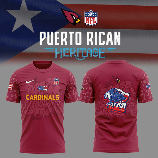 A.Cardinals Puerto Rican Heritage Combo Shirt