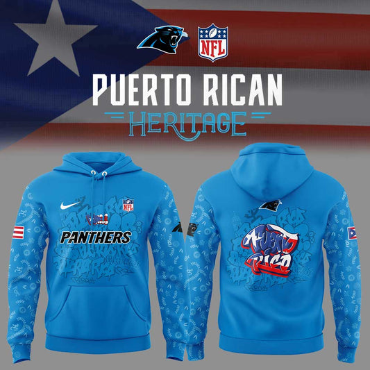 C.Panthers Puerto Rican Heritage Combo Hoodie