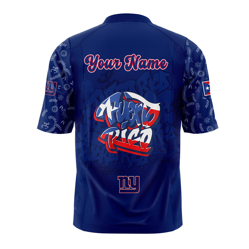 NY.Giants Puerto Rican Heritage Football Jersey Custom Name