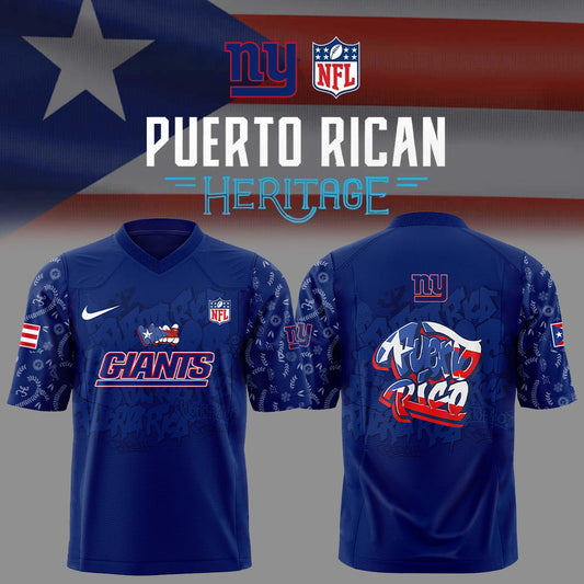 NY.Giants Puerto Rican Heritage Football Jersey
